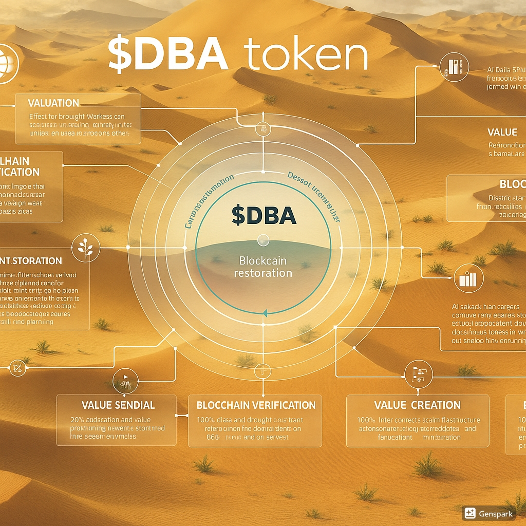 $DBA token ecosystem diagram