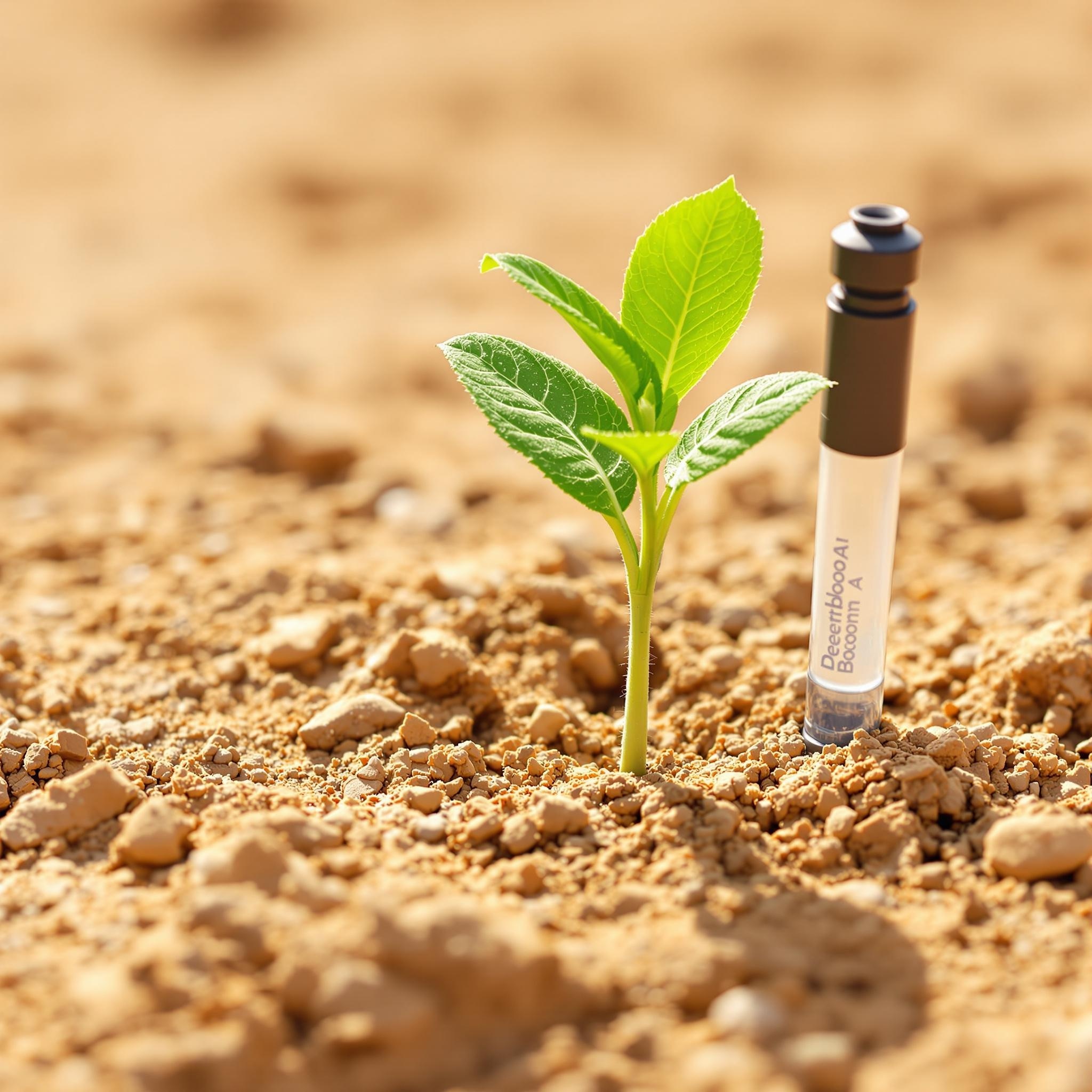 Seedling with DesertBloom AI technology